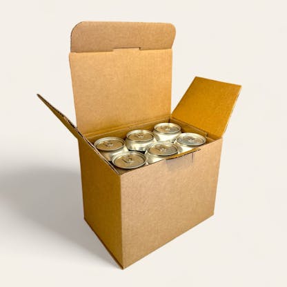 cardboard shipping boxes for drinks beverages 12oz 16oz beer