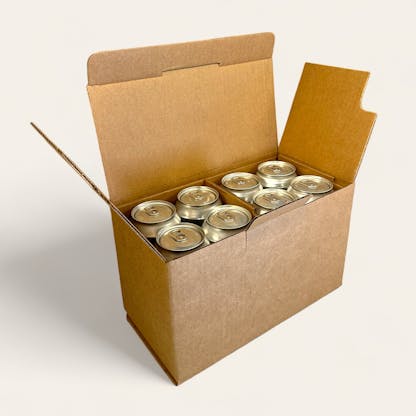 cardboard-boxes-for-shipping-cans-of-beer-12oz-16oz biodegradable