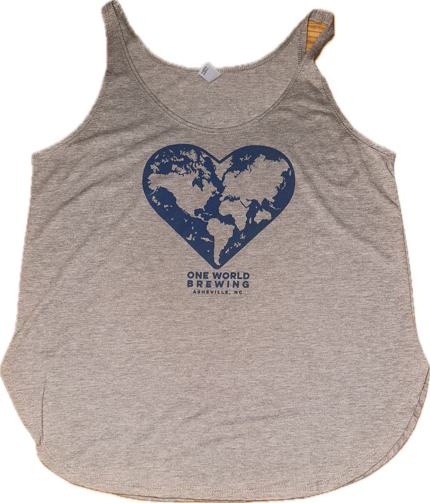 Women's Tank Top - Sand w/ Blue Logo