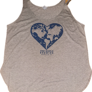 Women's Tank Top - Sand w/ Blue Logo