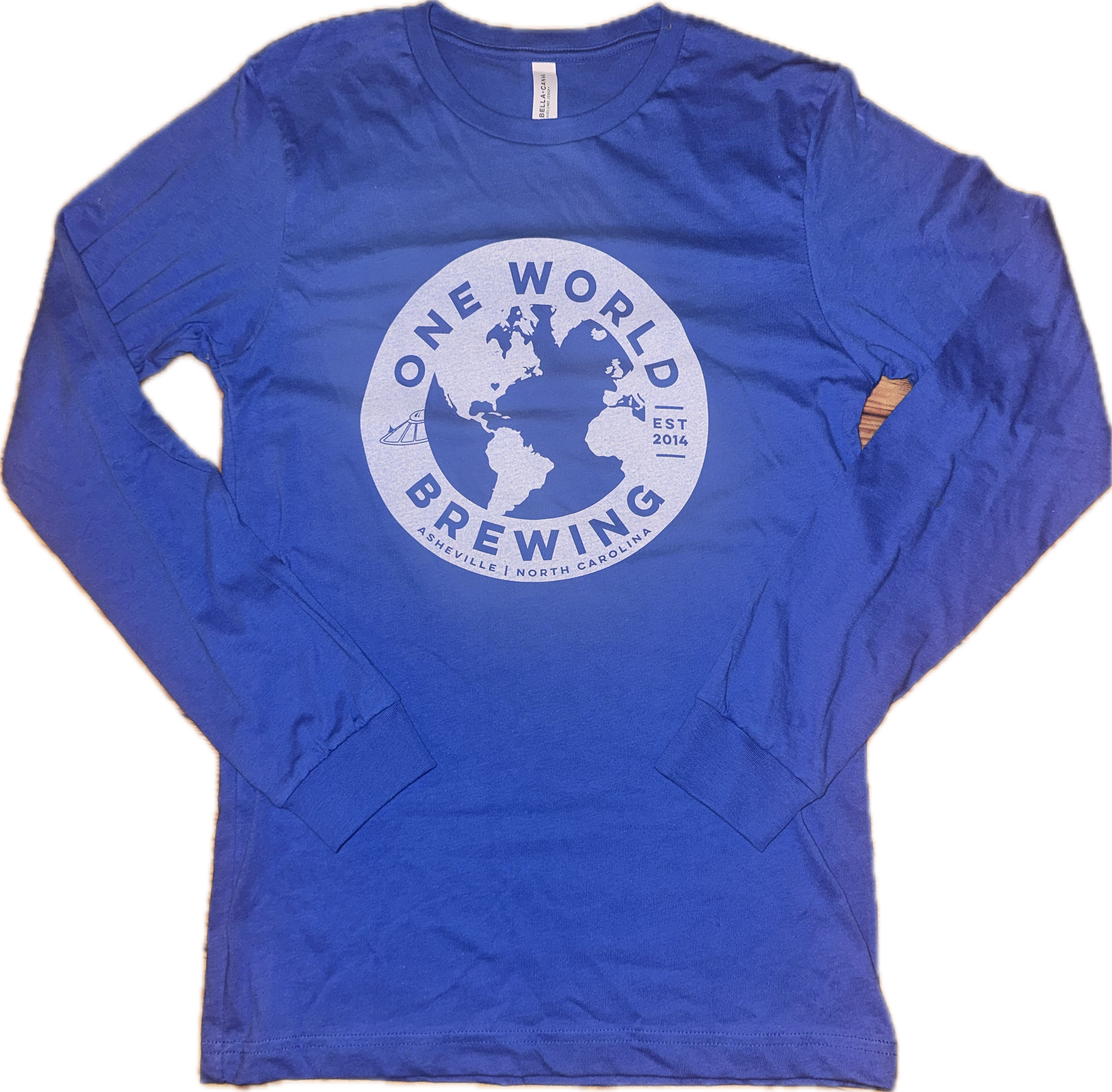 Long Sleeve Blue OO Shirt-$28