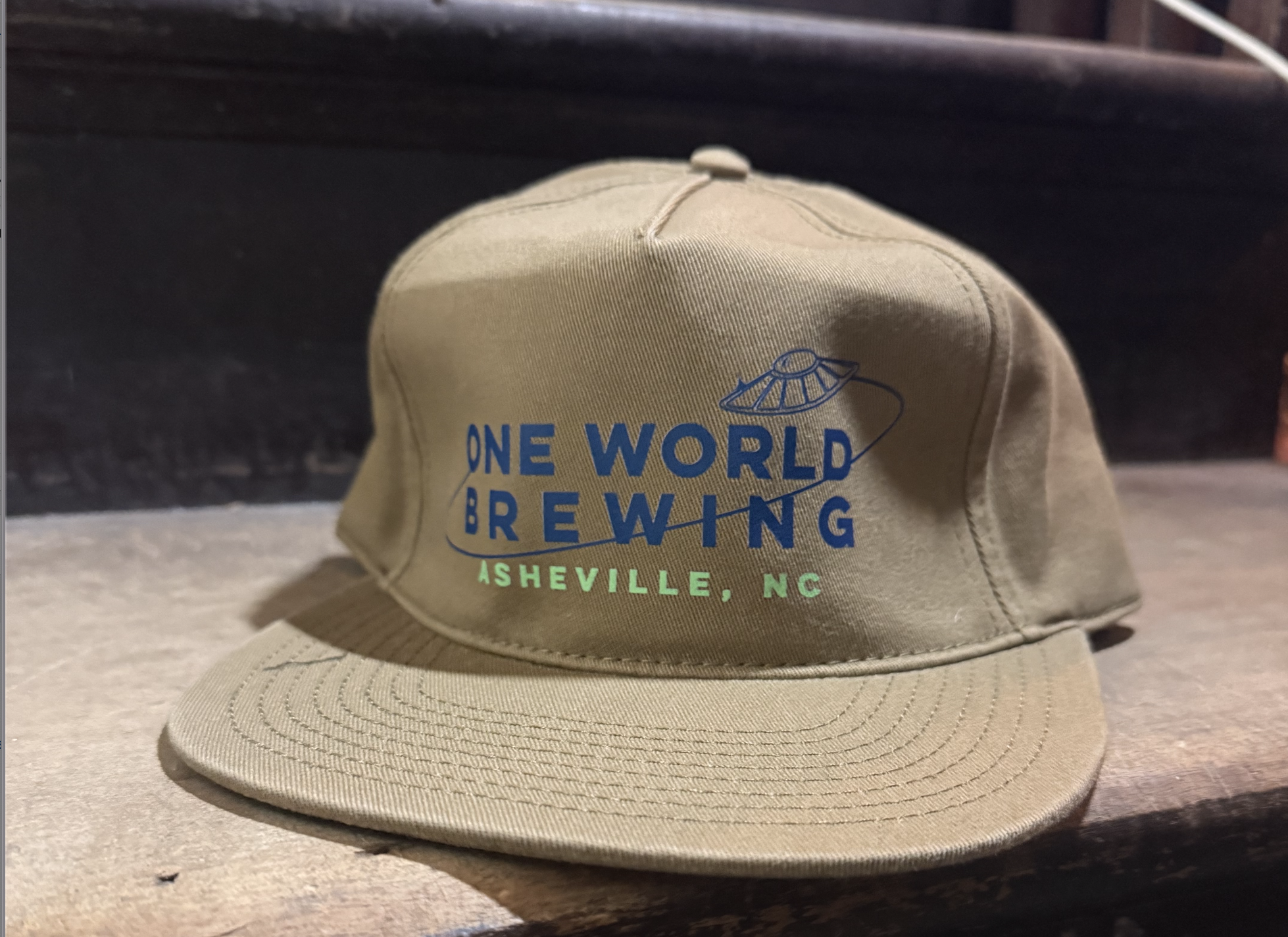 One World 5 Panel Hat - Khaki