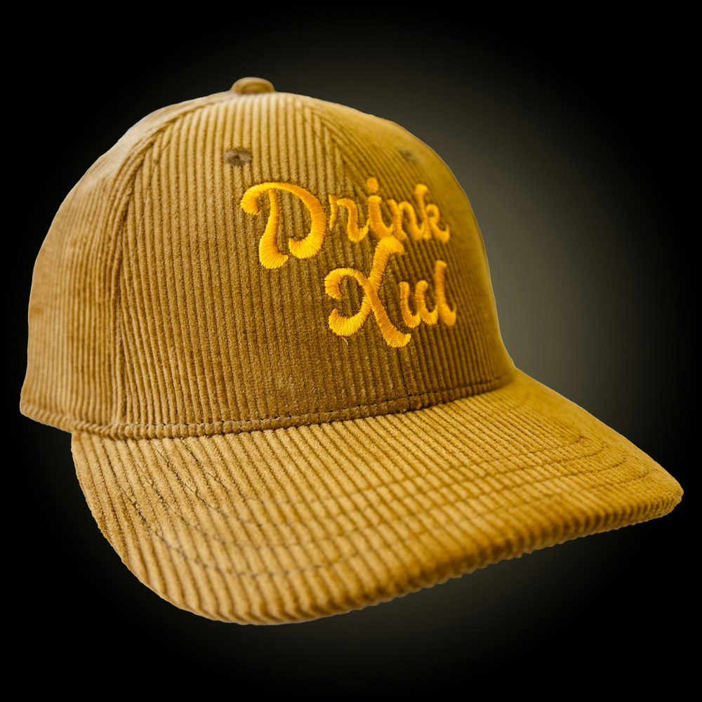 Corduroy Hat - Gold Tonal Drink Xul