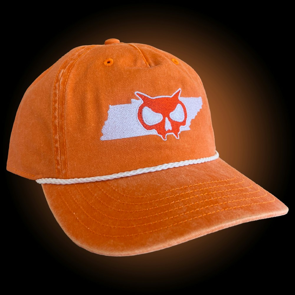 Orange Skully Tennessee Fanghead