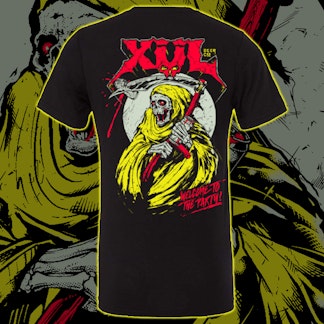 Grim Reaper Tee - Red/Yellow