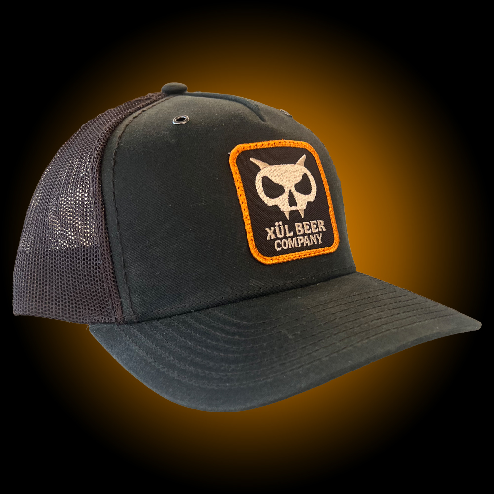 Dark Green/Brown Trucker w/Fanghead Patch