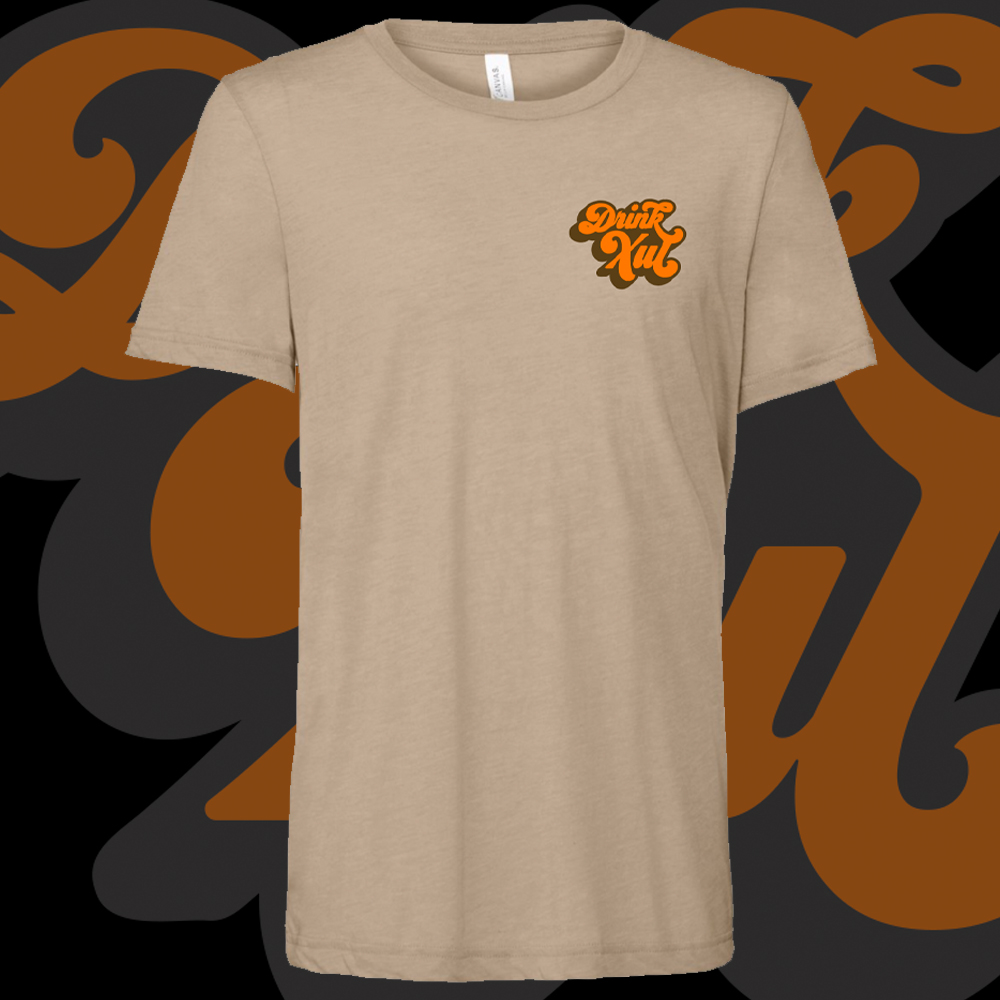 Tan Drink Xul Retro T-shirt