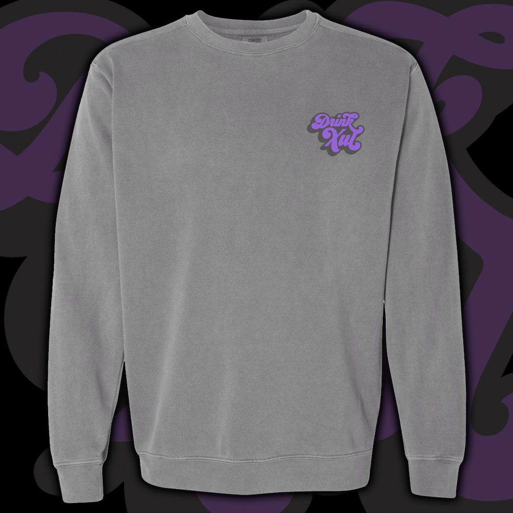 Retro Drink Xul Sweatshirt (Gray)