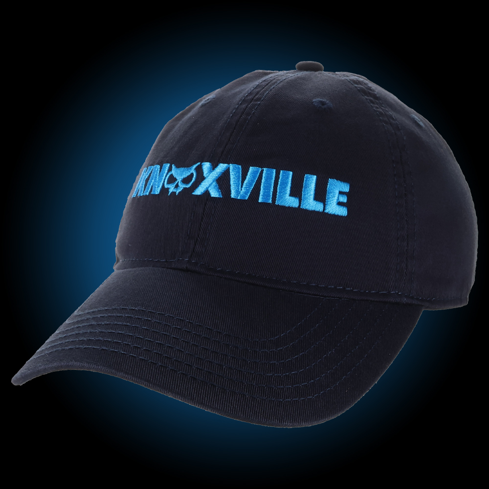 Navy Legacy dad hat with KNOXVILLE on the front.
