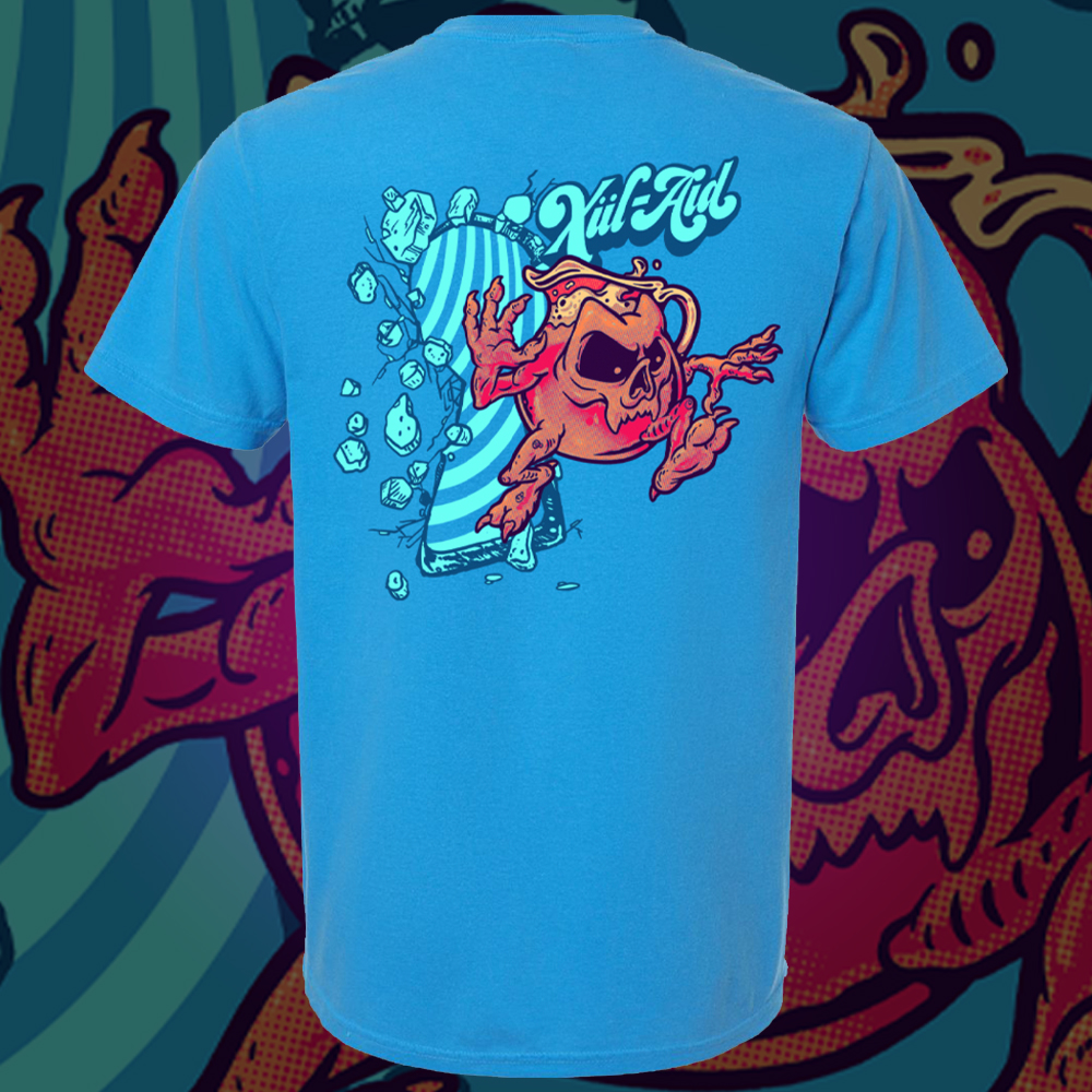 Xul-Aid blue tee back