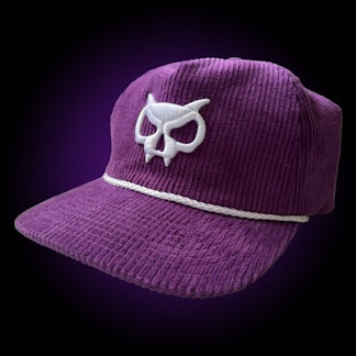 Purple Corduroy Fanghead Hat