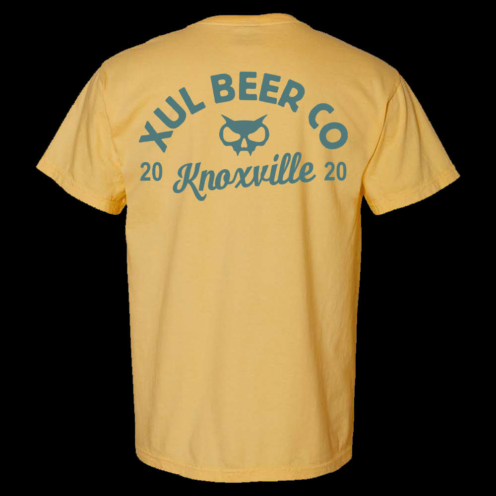 Xul Logo Tee - Mustard & Teal