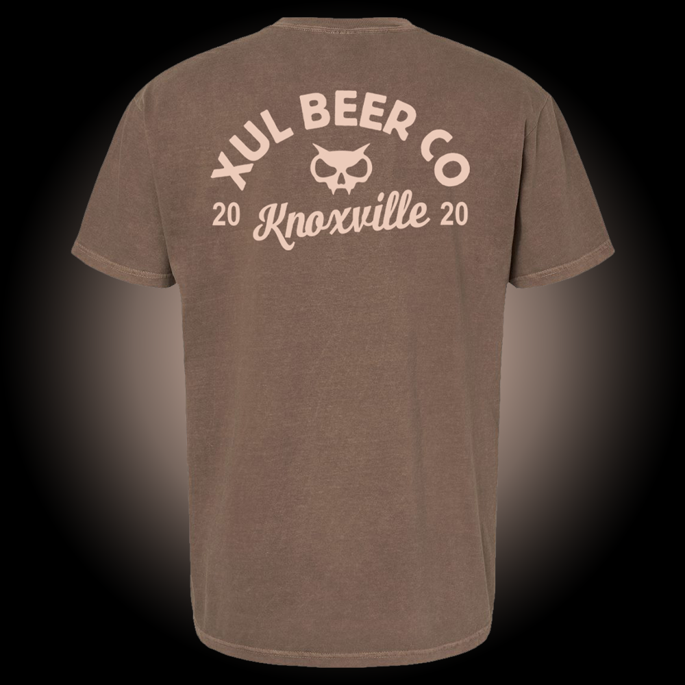 Xul Logo Tee - Espresso & Cream