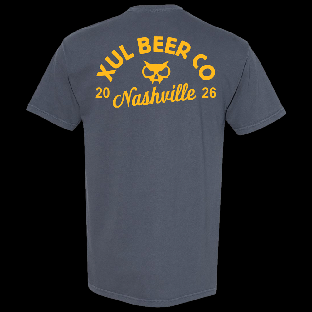 Xul Nashville Logo Tee - Navy & Yellow