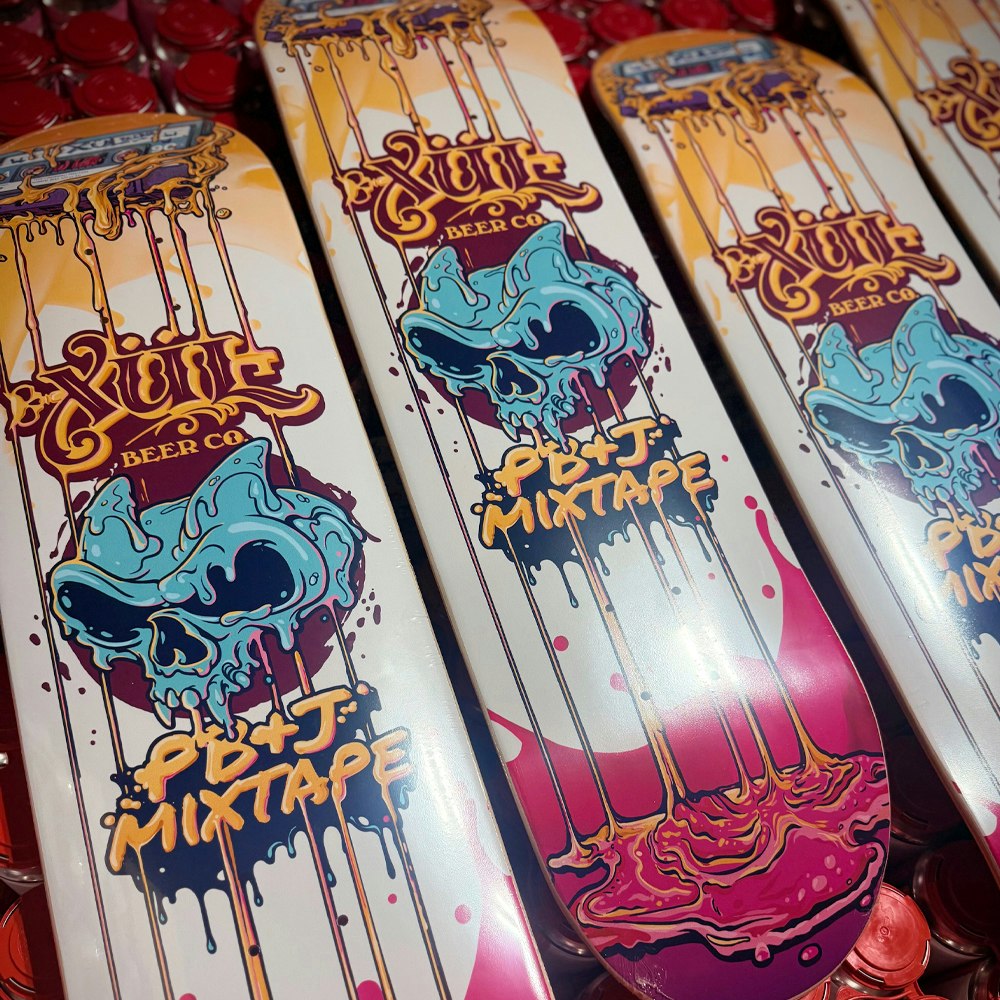Limited Edition PB&J Skateboard Deck