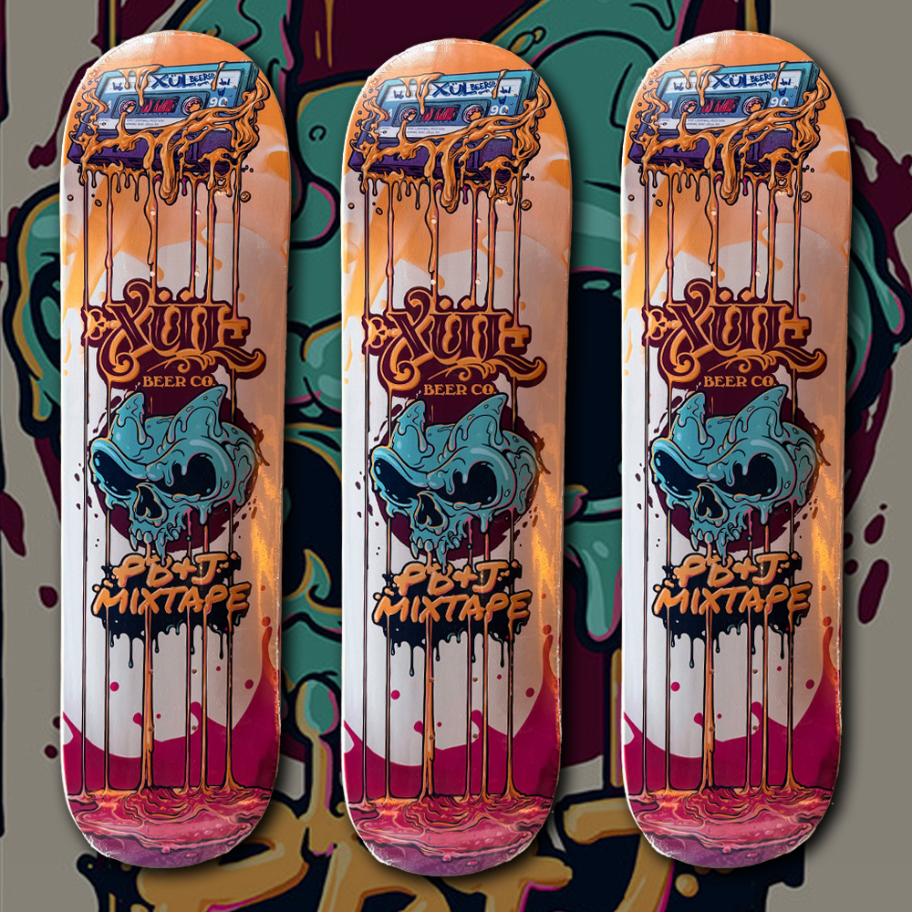 Limited Edition PB&J Skateboard Deck