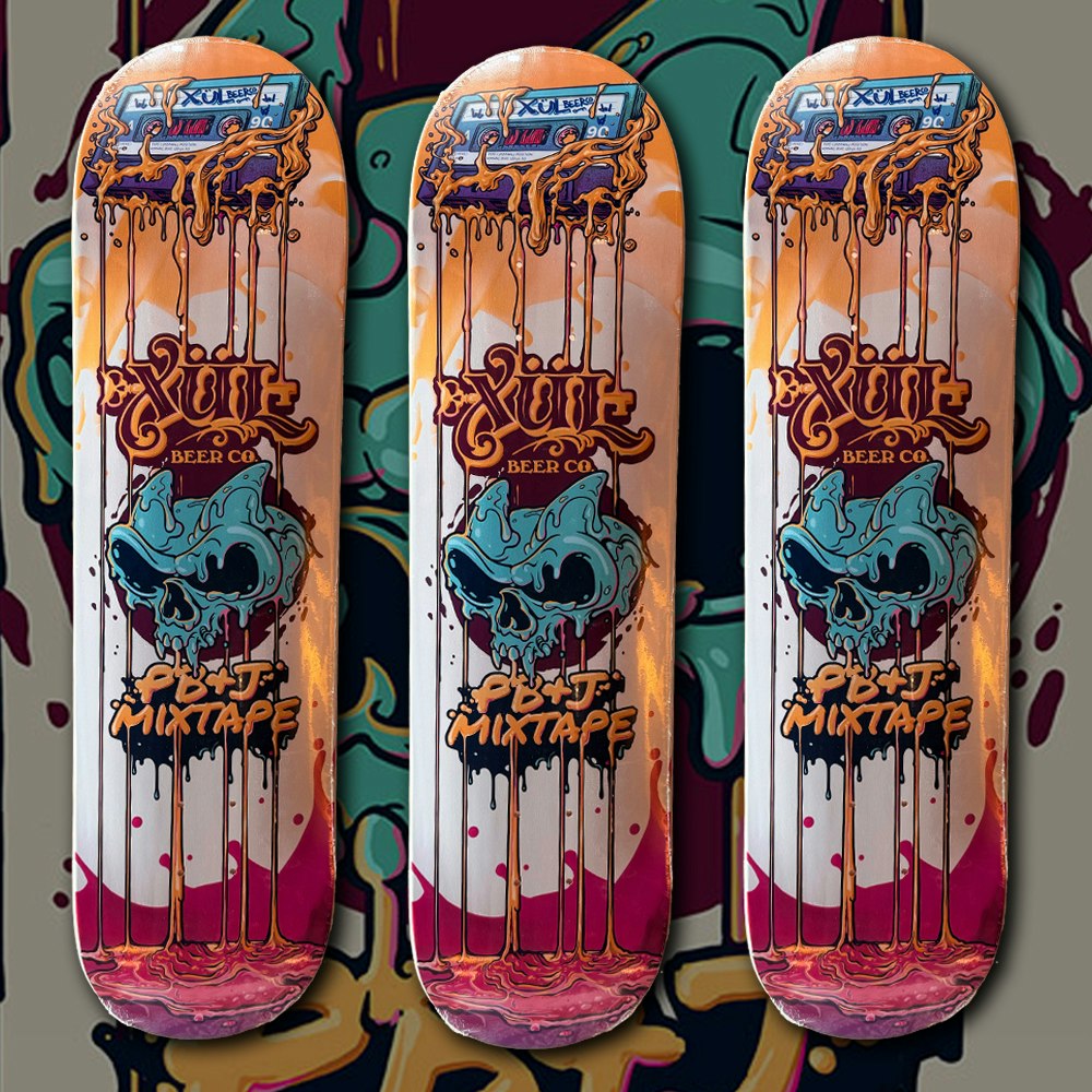 Limited Edition PB&J Skateboard Deck