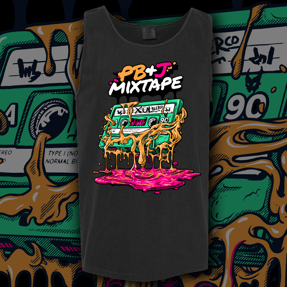 PB&J Mixtape Unisex Tank - Black