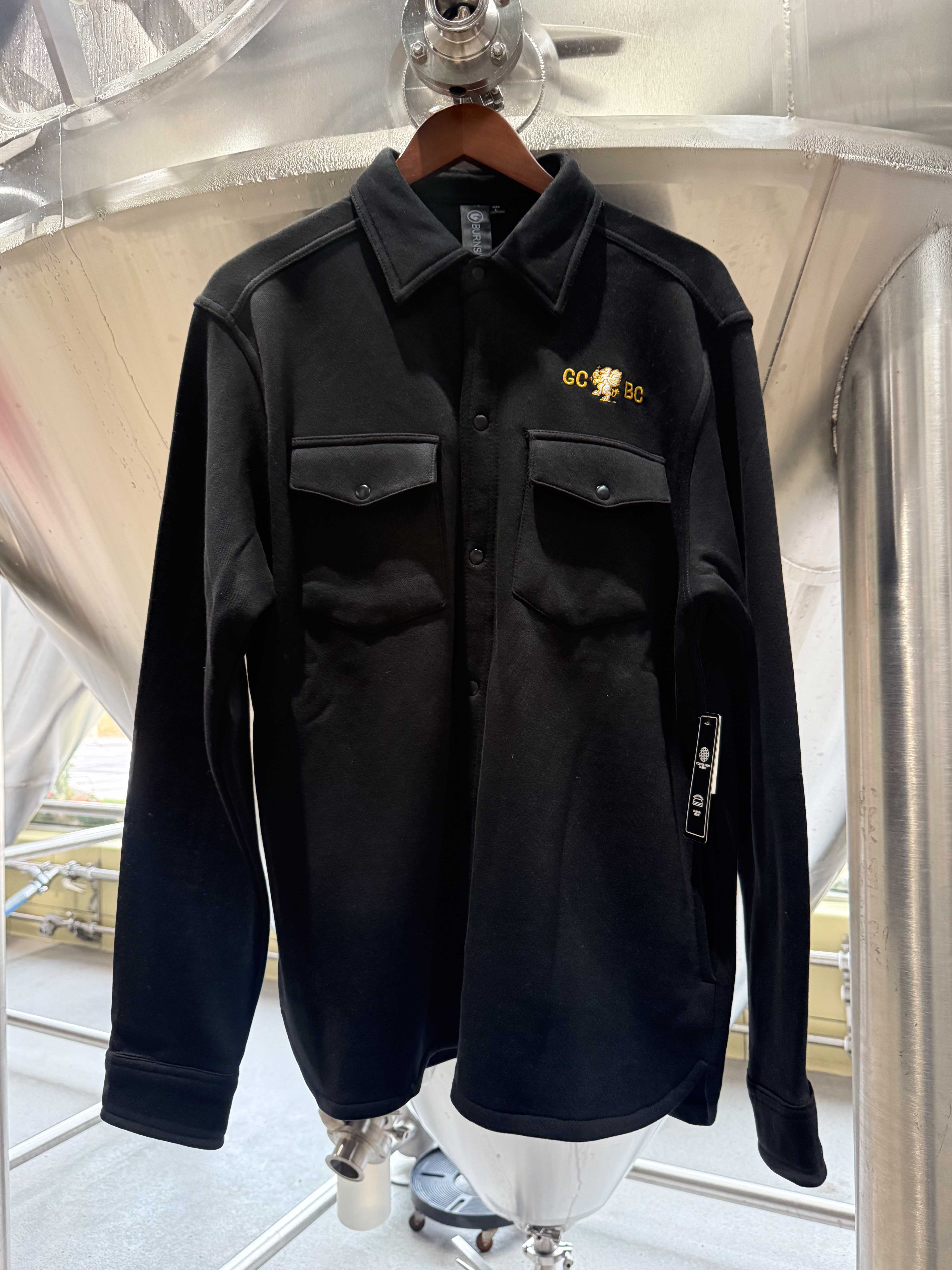 Black Button Up Flannel