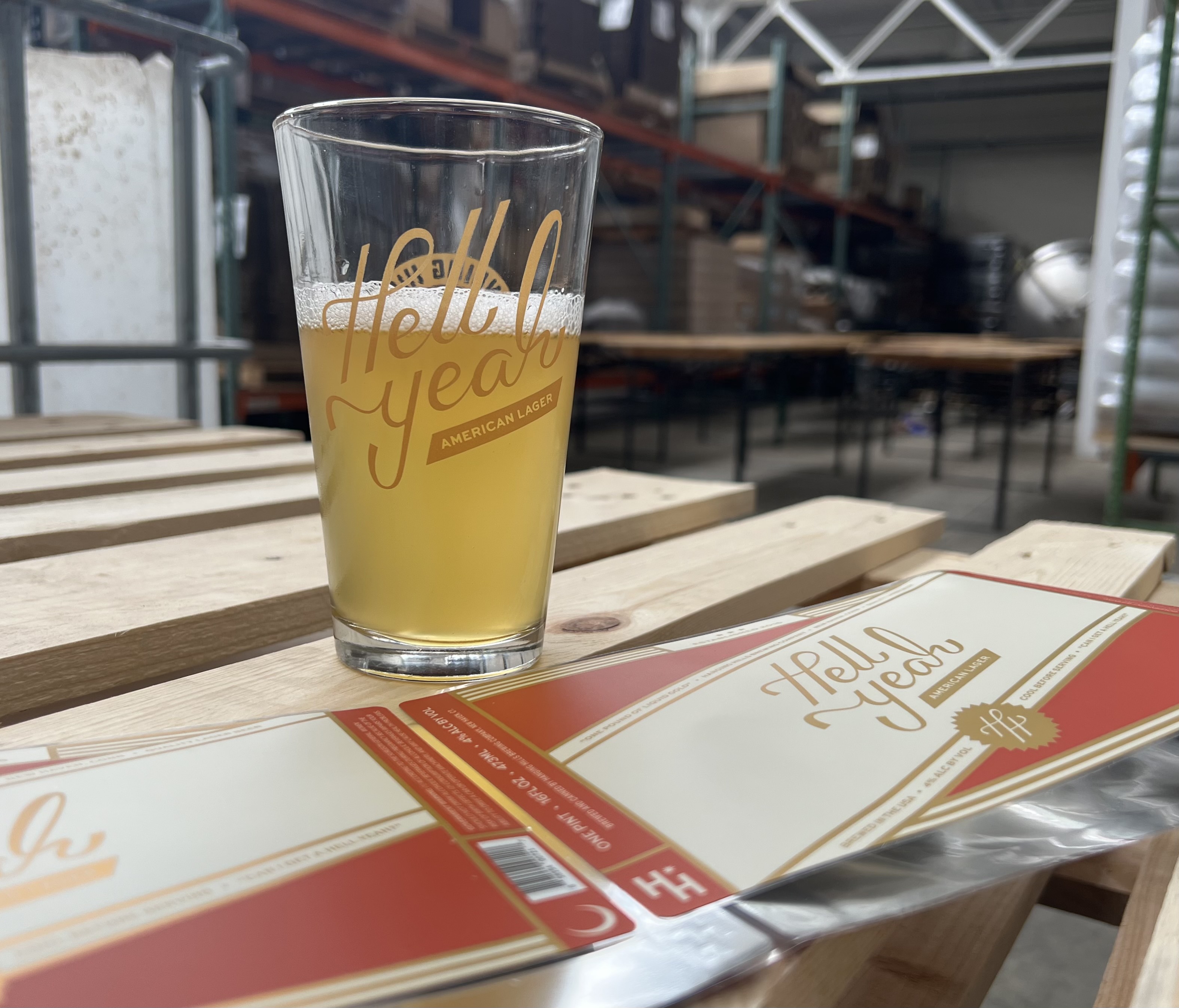 Hell Yeah 16 Oz Shaker Pint