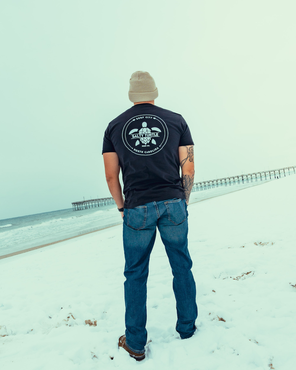 T-Shirt 'Pocket Tee' (Black)