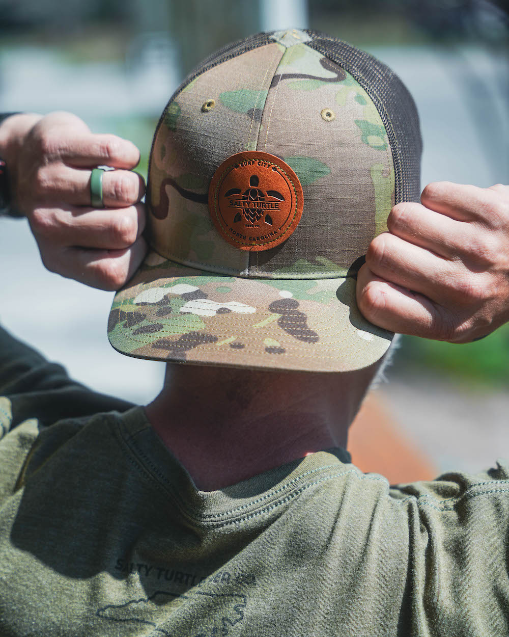 “Trucker” MultiCam Patch Hat (Brown)