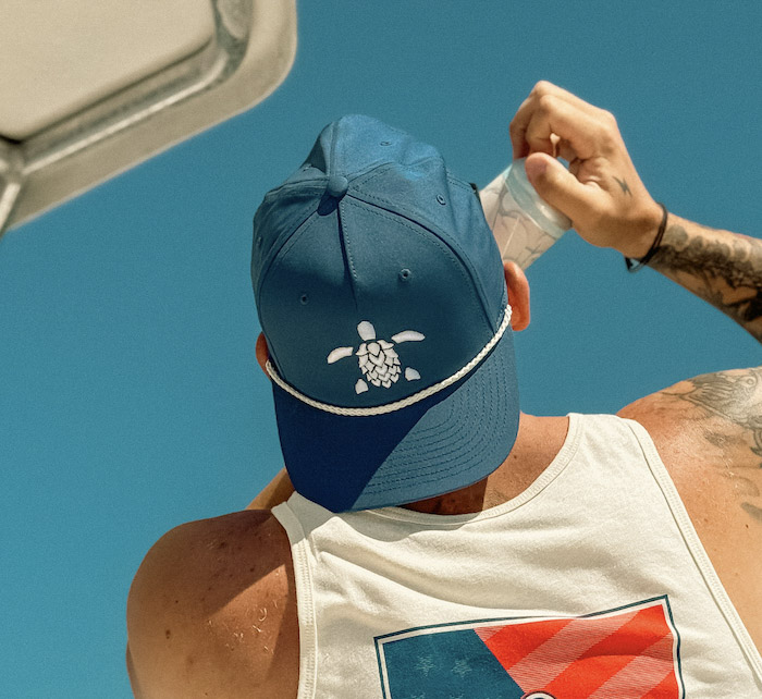 Hat ‘Rope’ (Light blue)