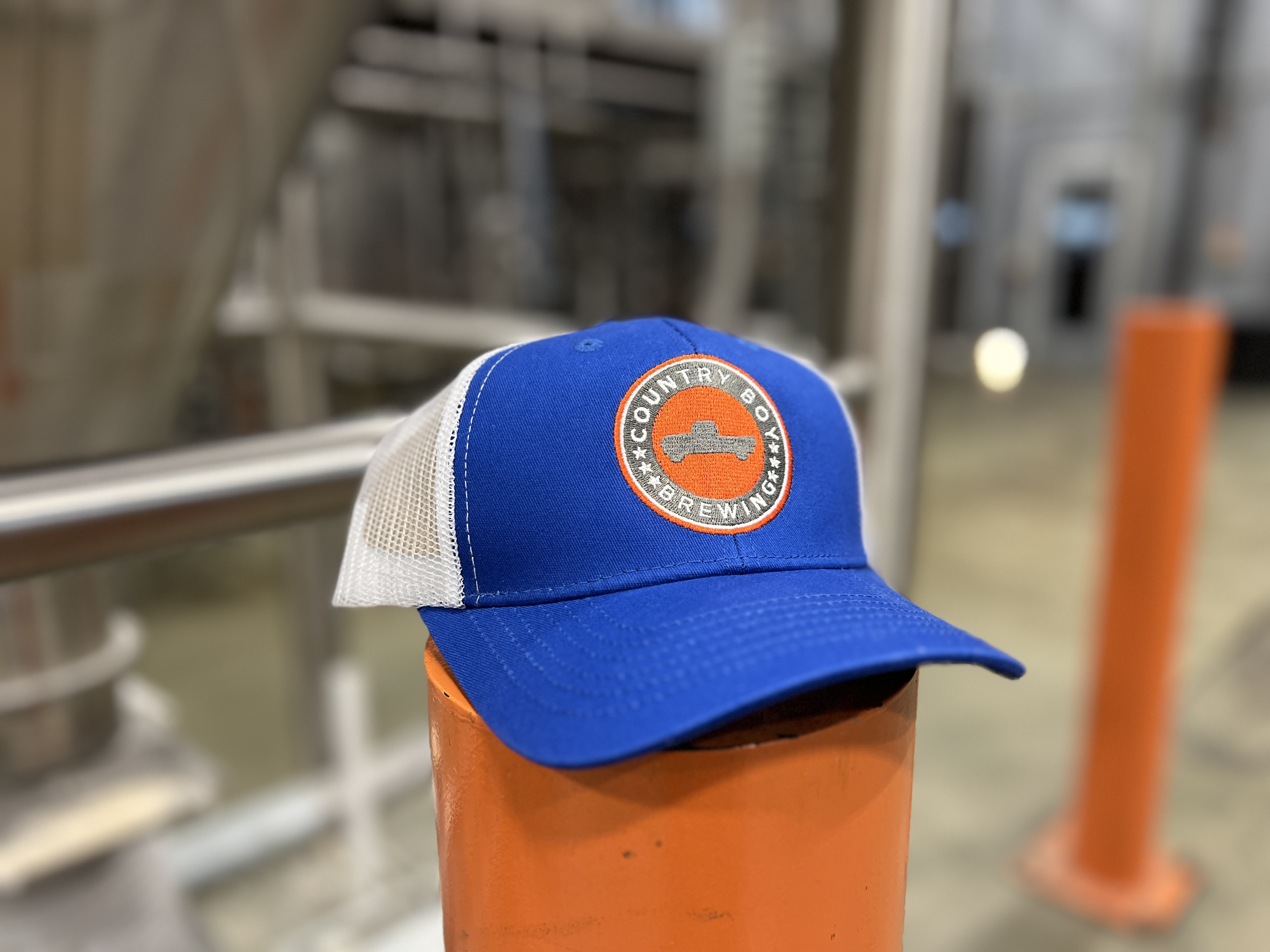 Blue-White-Trucker Hat