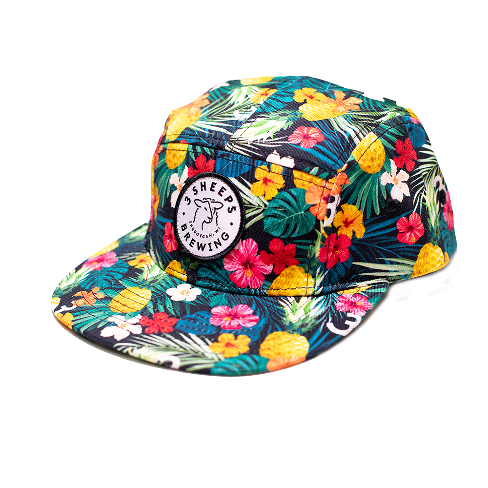 Hat - Floral Camper