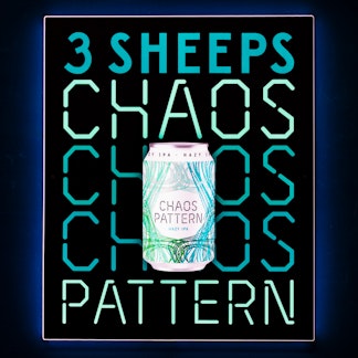 LED Hanging Sign - Chaos Pattern
