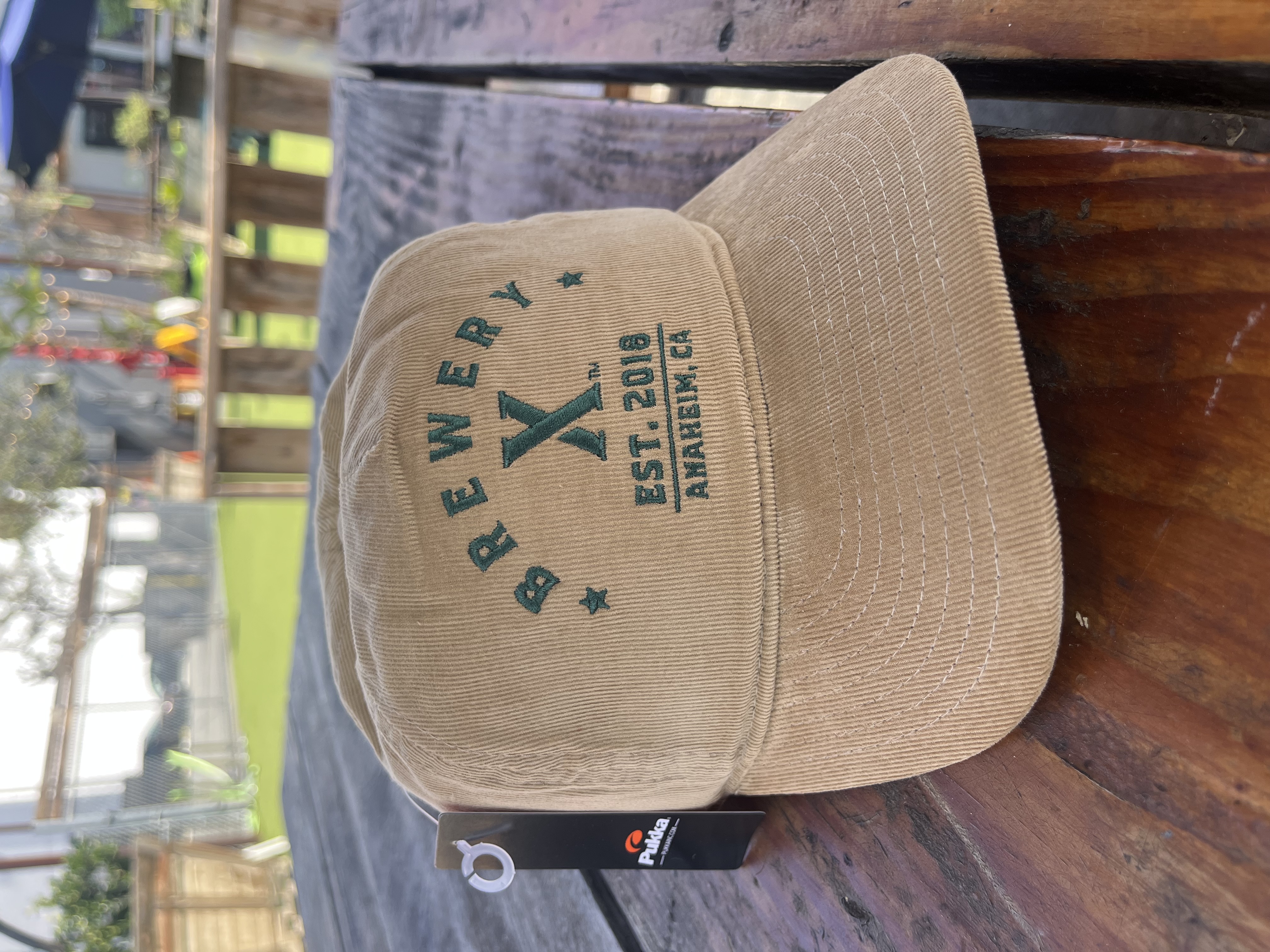 Corduroy and Green Hat