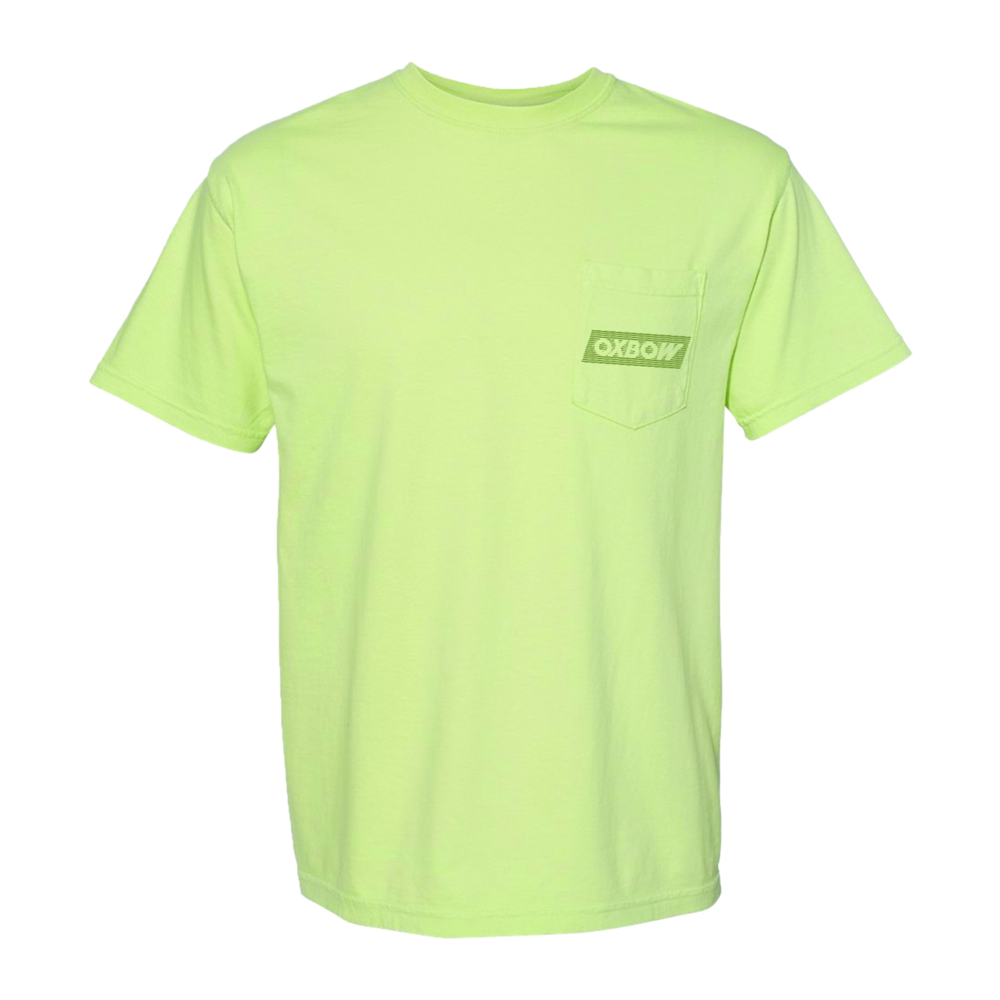 Lime Owl Pocket Tee