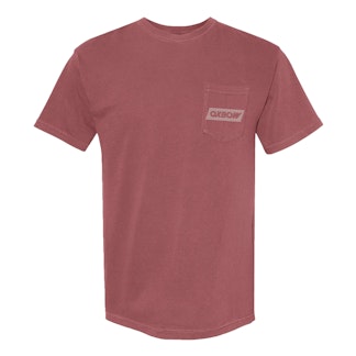Crimson Owl Pocket Tee