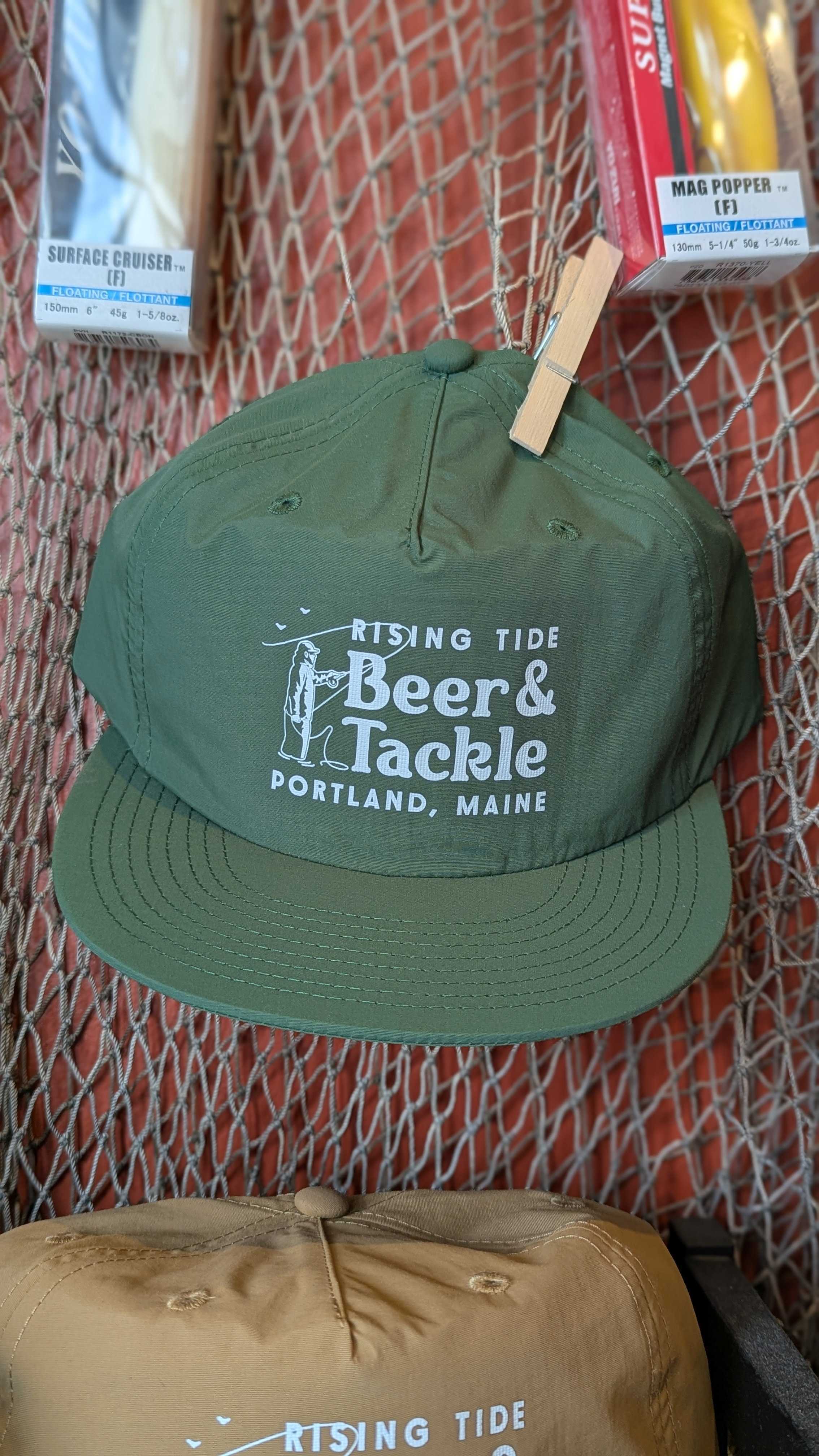 Beer & Tackle Green Hat