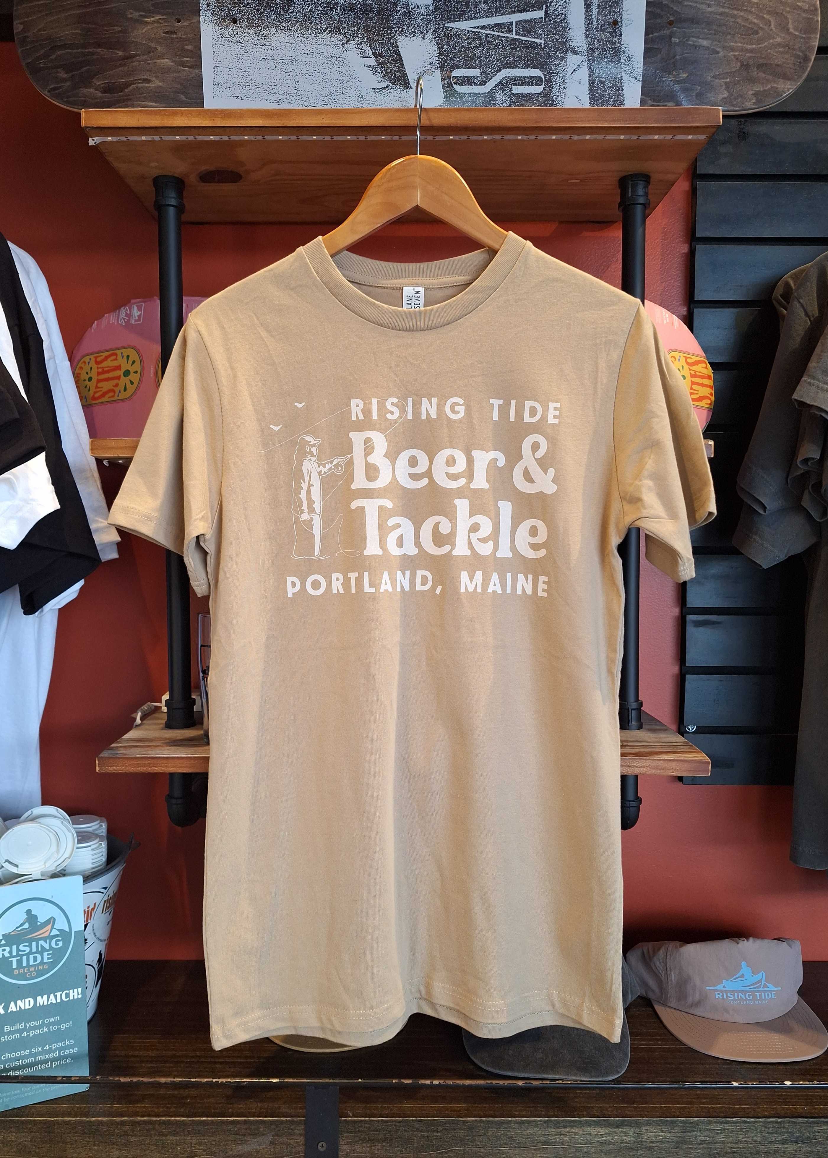 Beer & Tackle Sand Tee