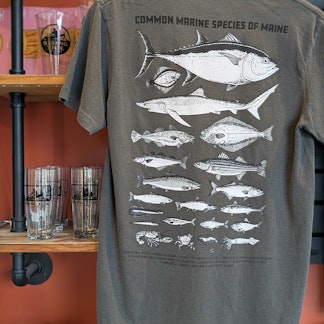 Maine Fish Pocket Tee