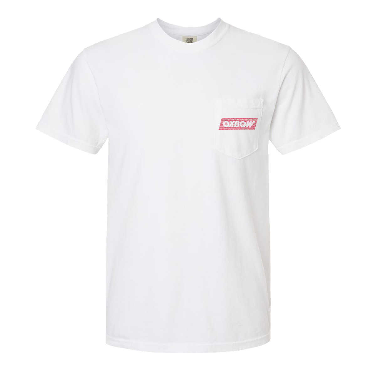 White Crossfade Logo Pocket Tee