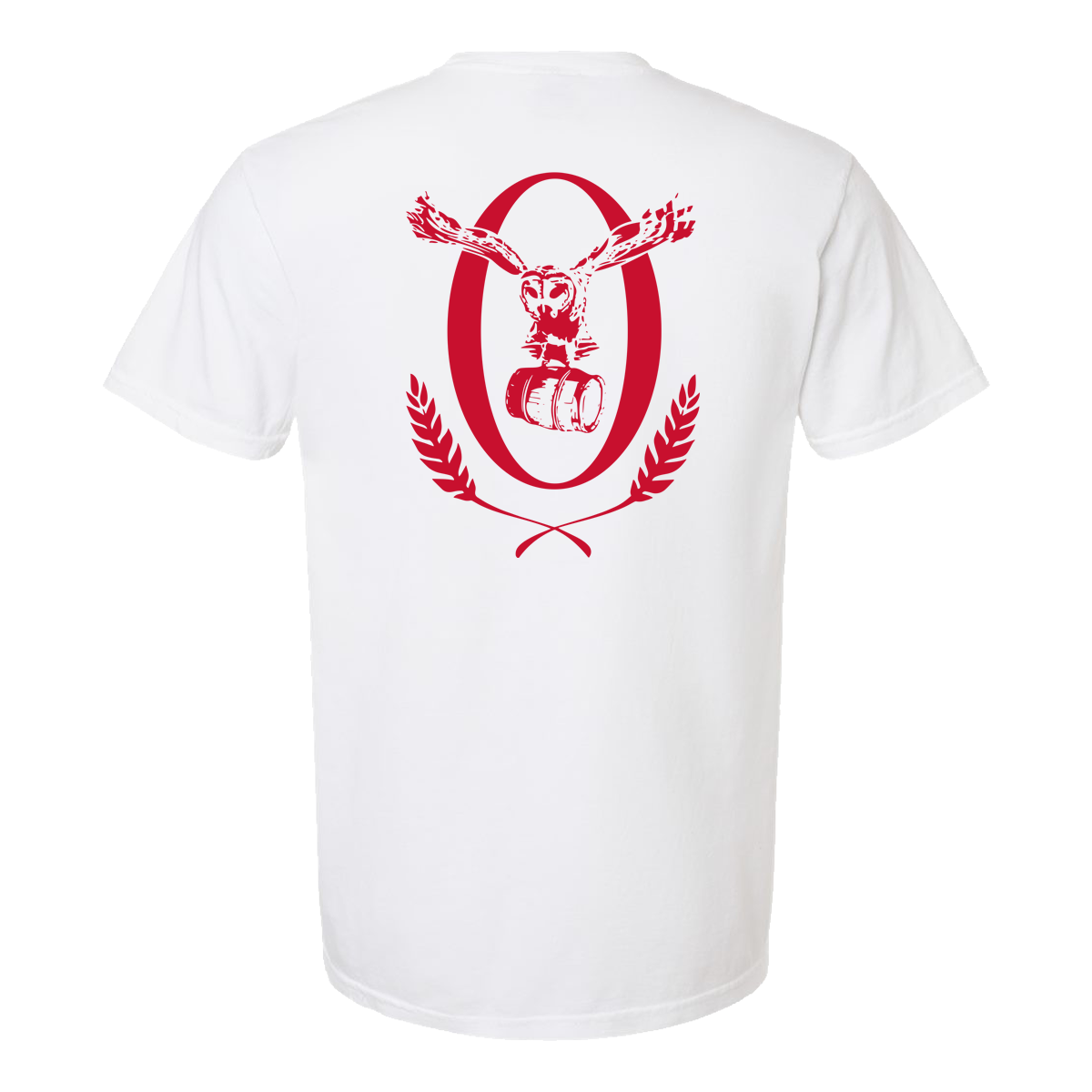 White Crossfade Logo Pocket Tee