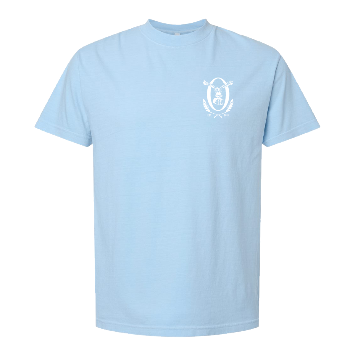 Light Blue Maine Logo Tee