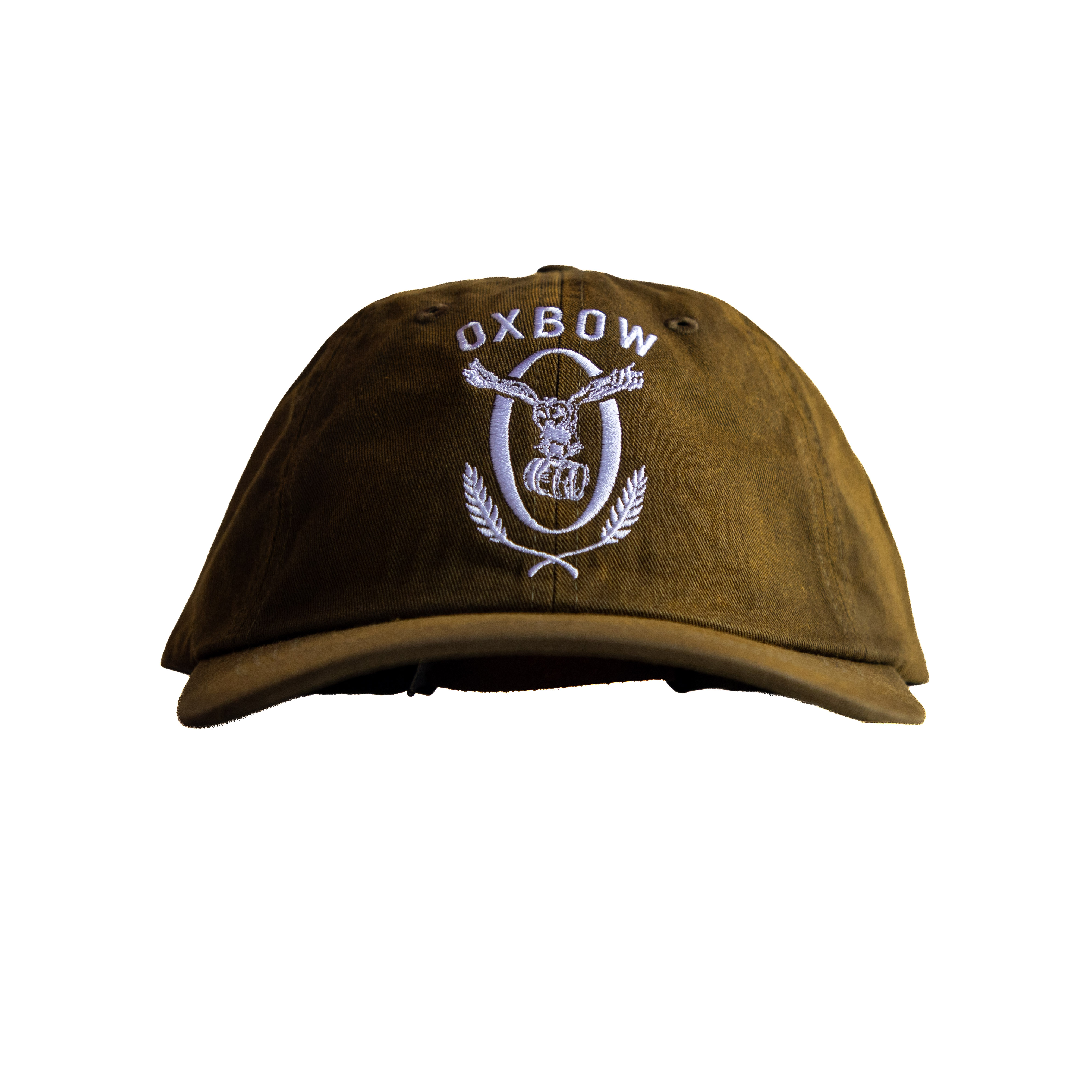 Oxbow Crest/Text Washed Dad Hat