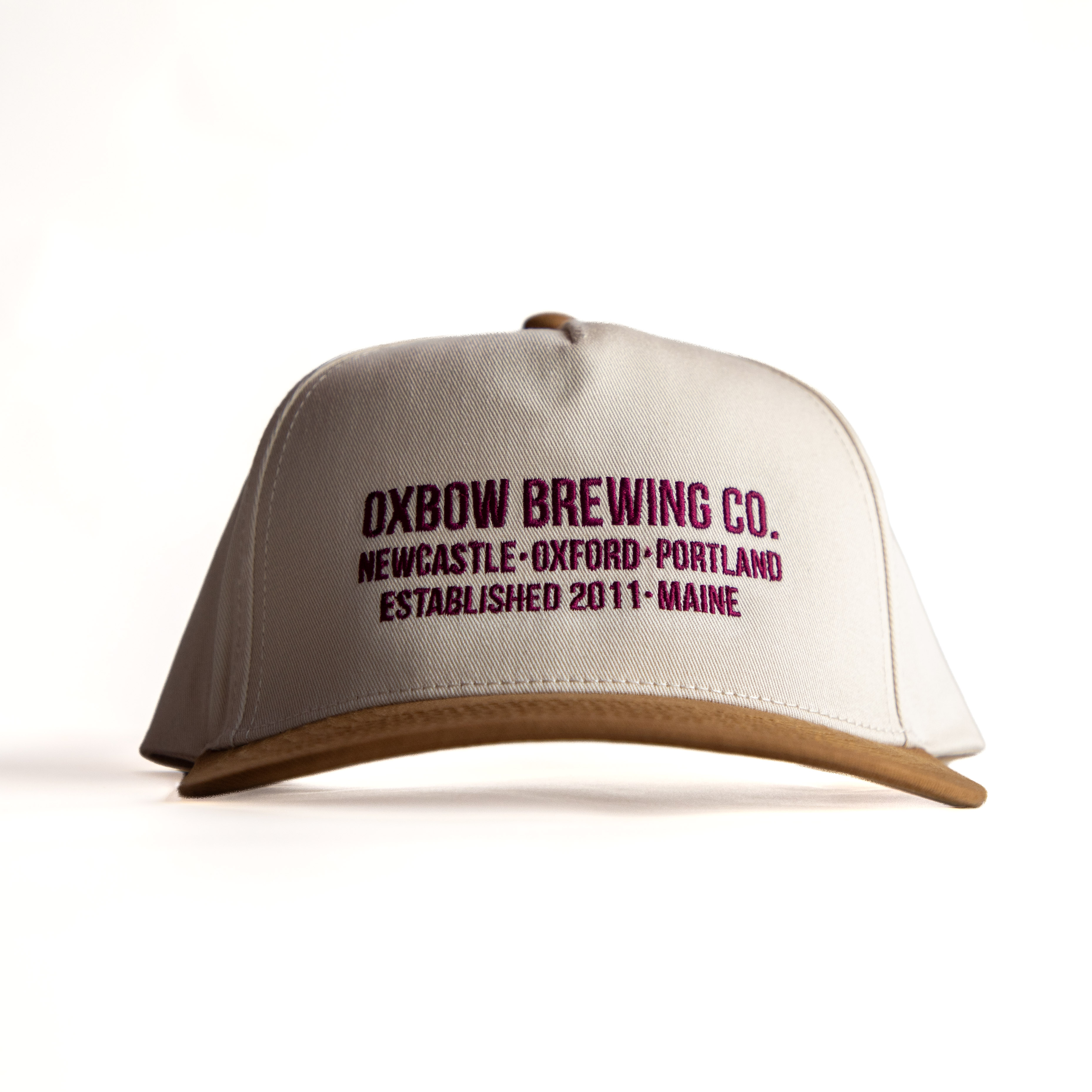 Oxbow Brewing Co. Cream / Caramel Hat