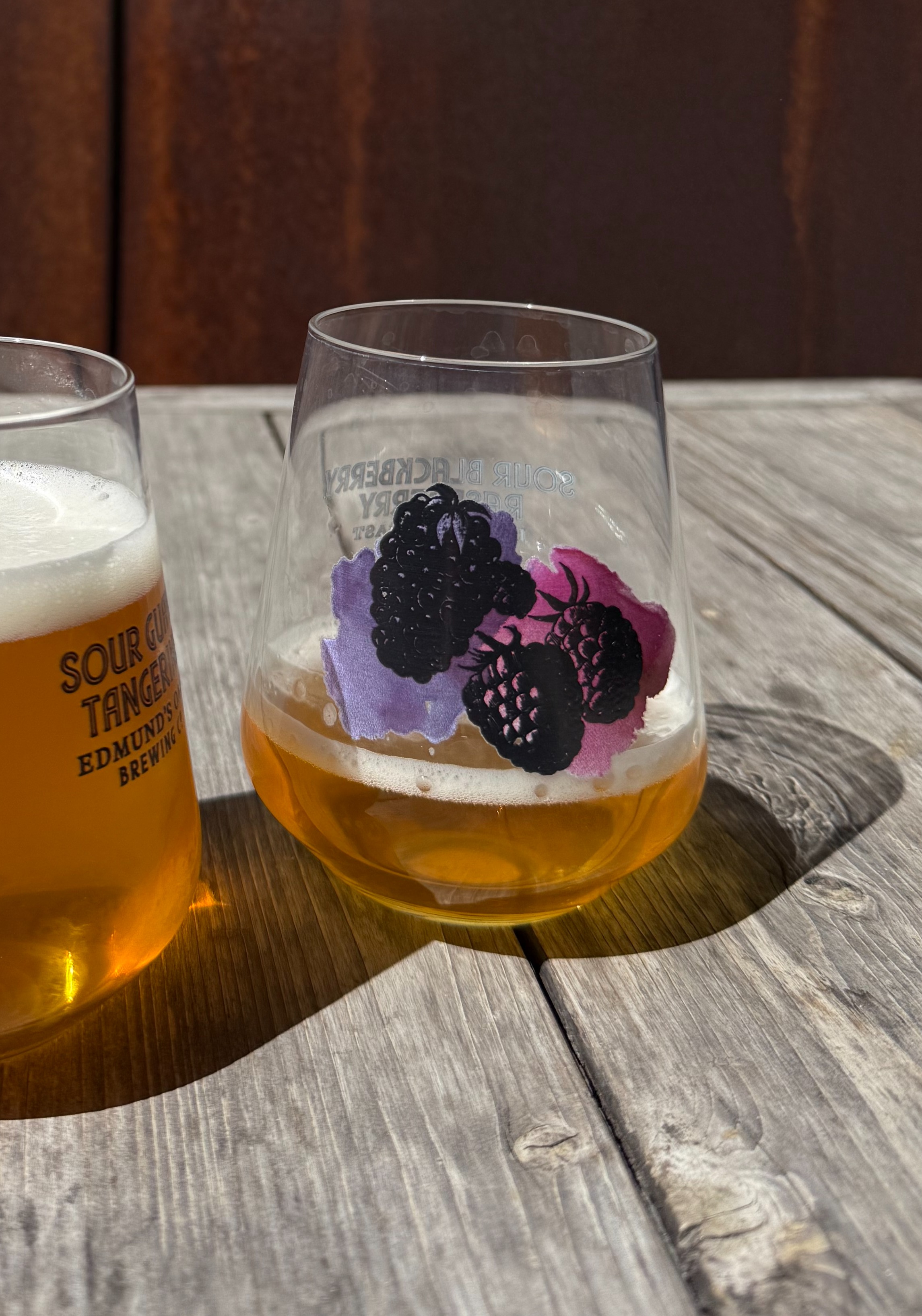 Sour Blackberry Raspberry Glass