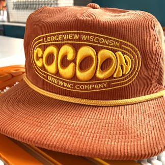 corduroy cocoon logo hat