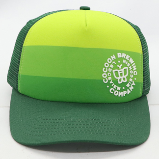 Green Stripe Hat Vinyl Logo
