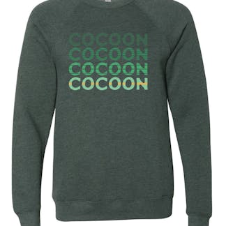 Repeating Cocoon Green crewneck sweatshirt