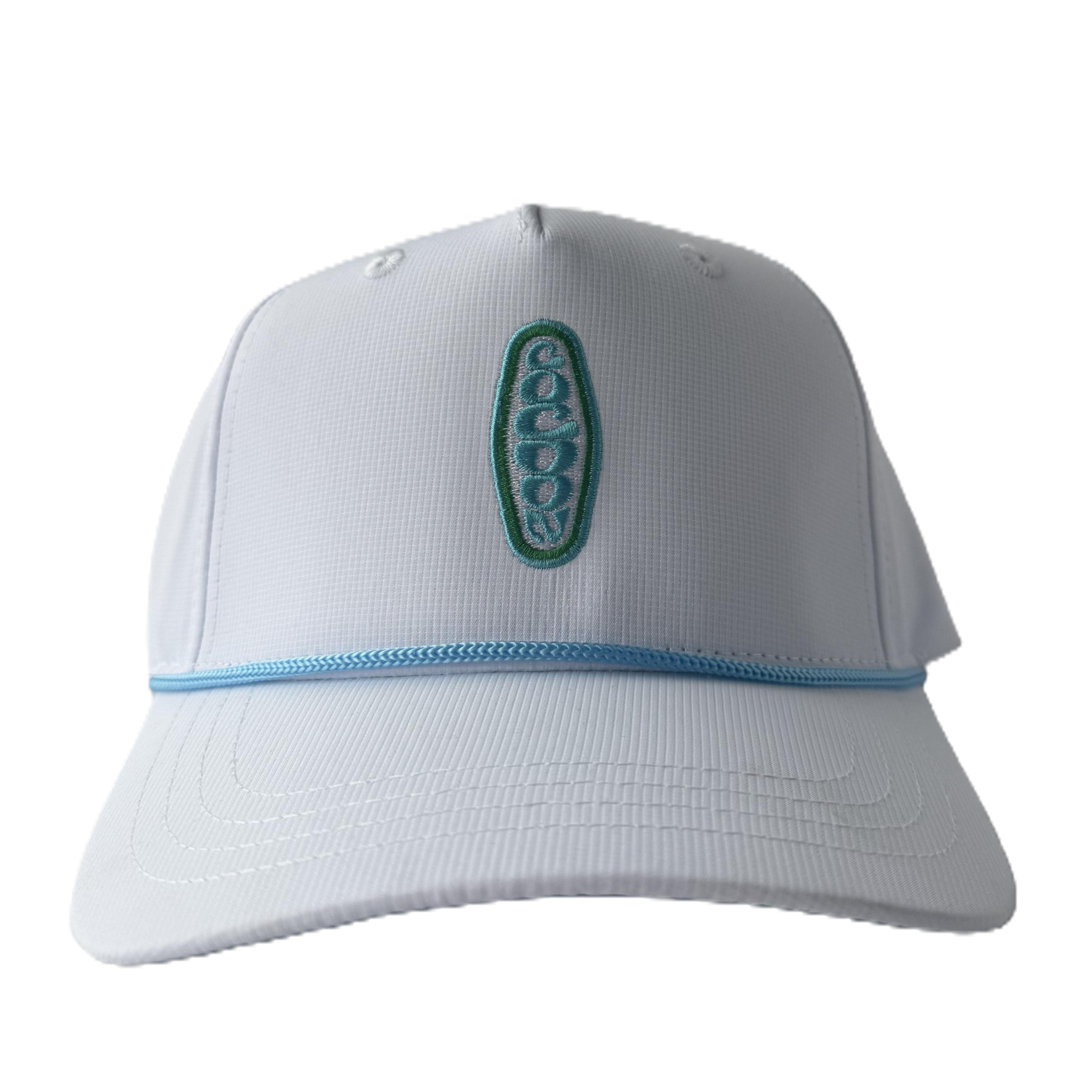 White Old Fashioned Golf Hat