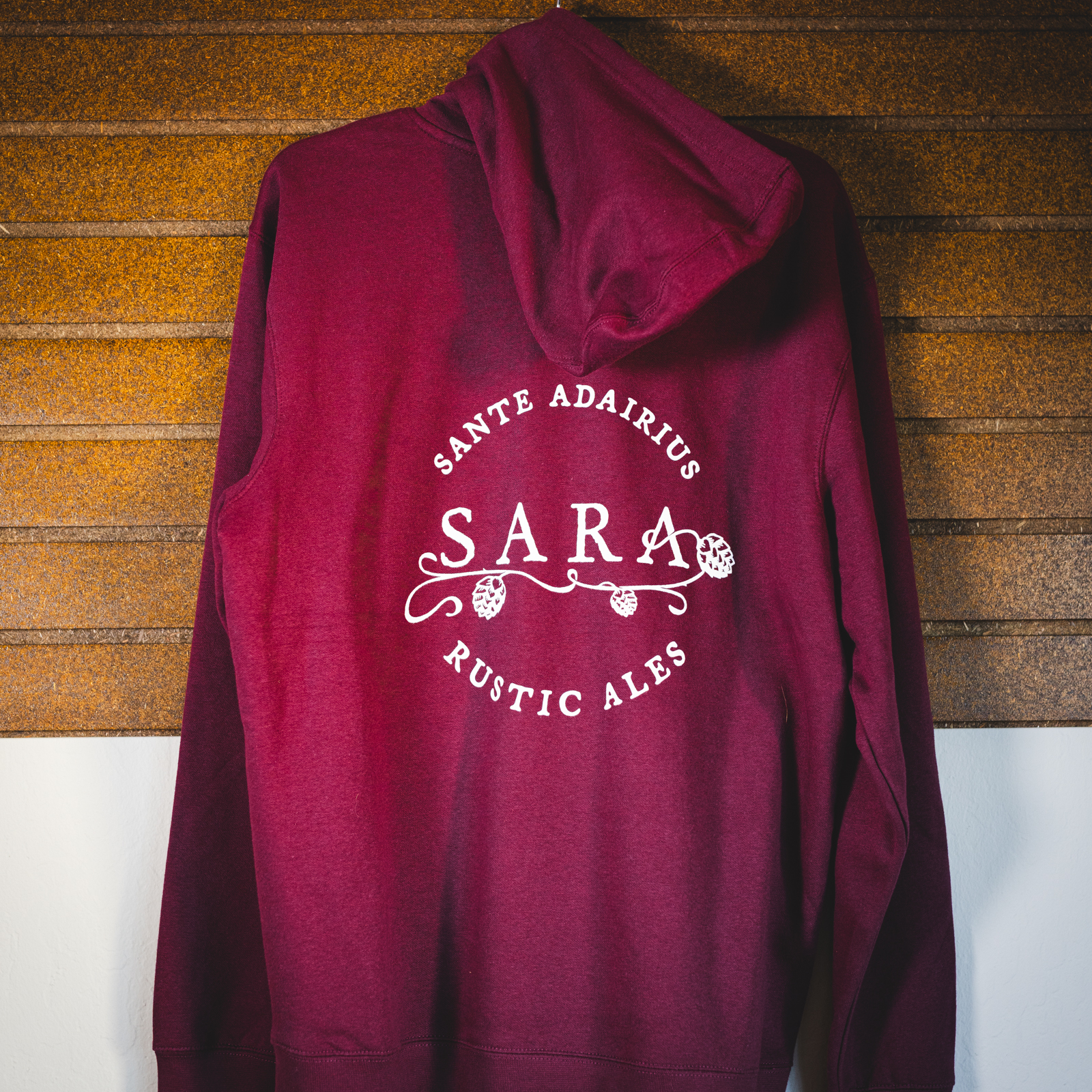 Plum SARA Logo Hoodie