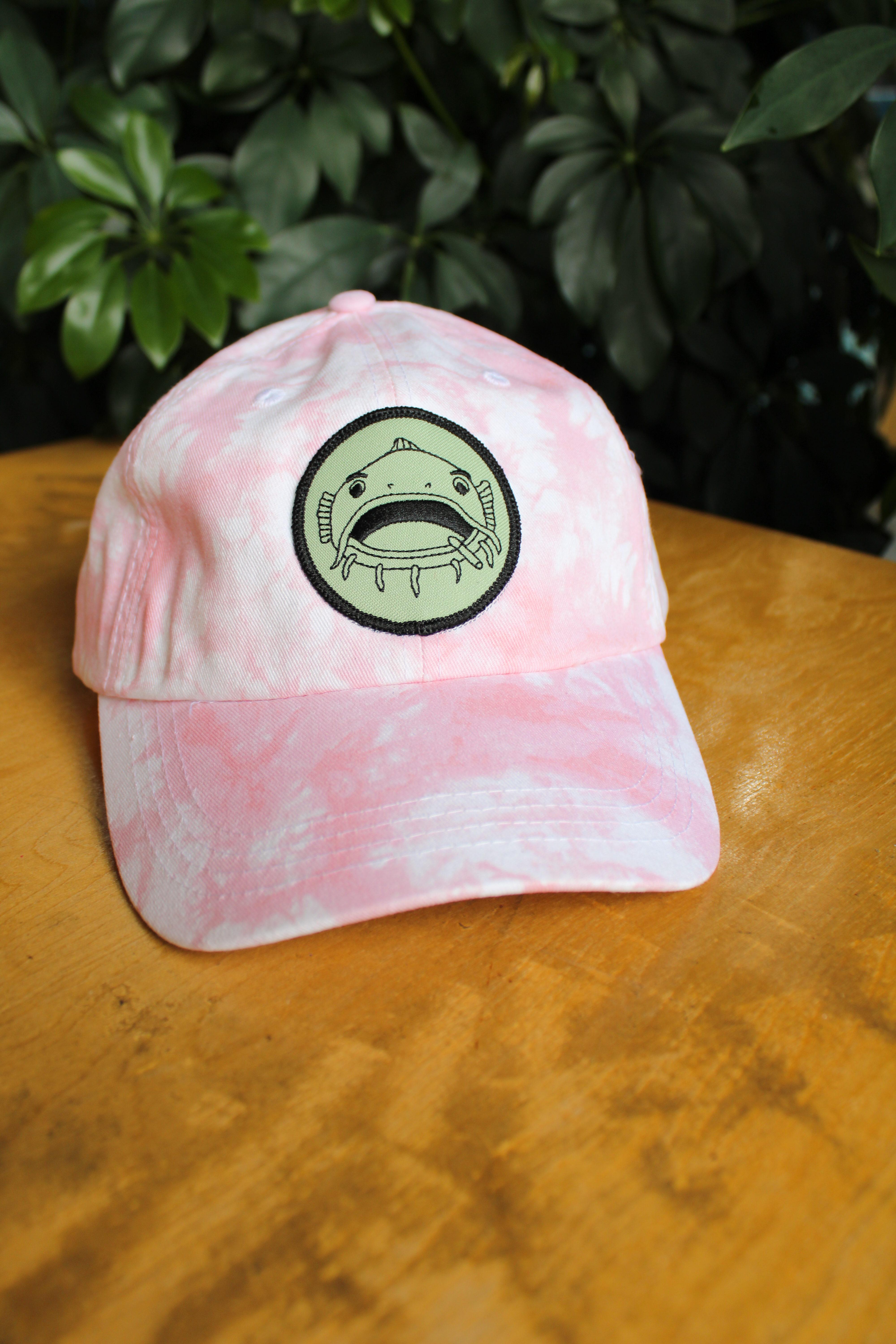 Pink Hat with Patch