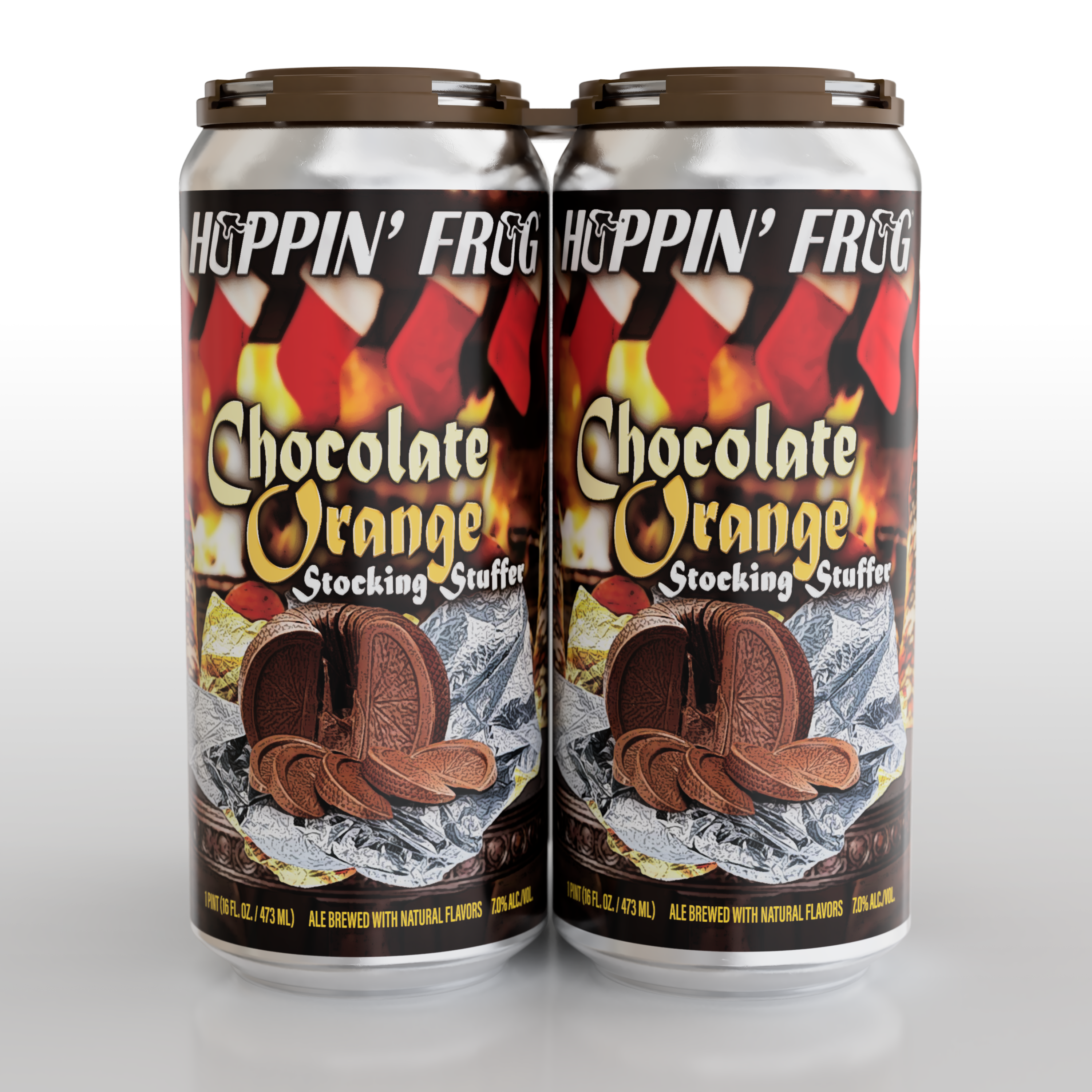 Chocolate Orange Stocking Stuffer Shandy 4-Pack