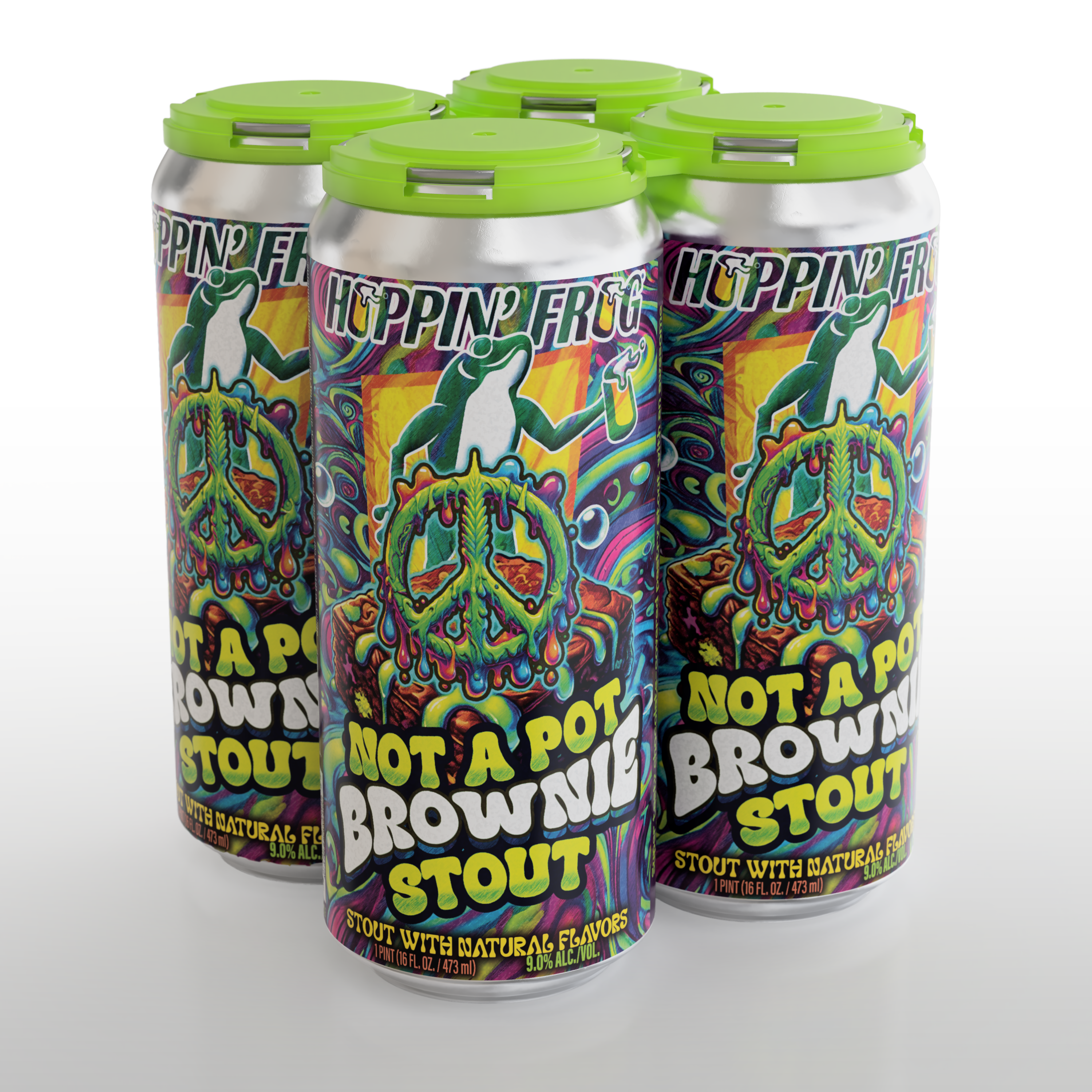 Not A Pot Brownie Stout [Hangar 420 Series] - 4 pack